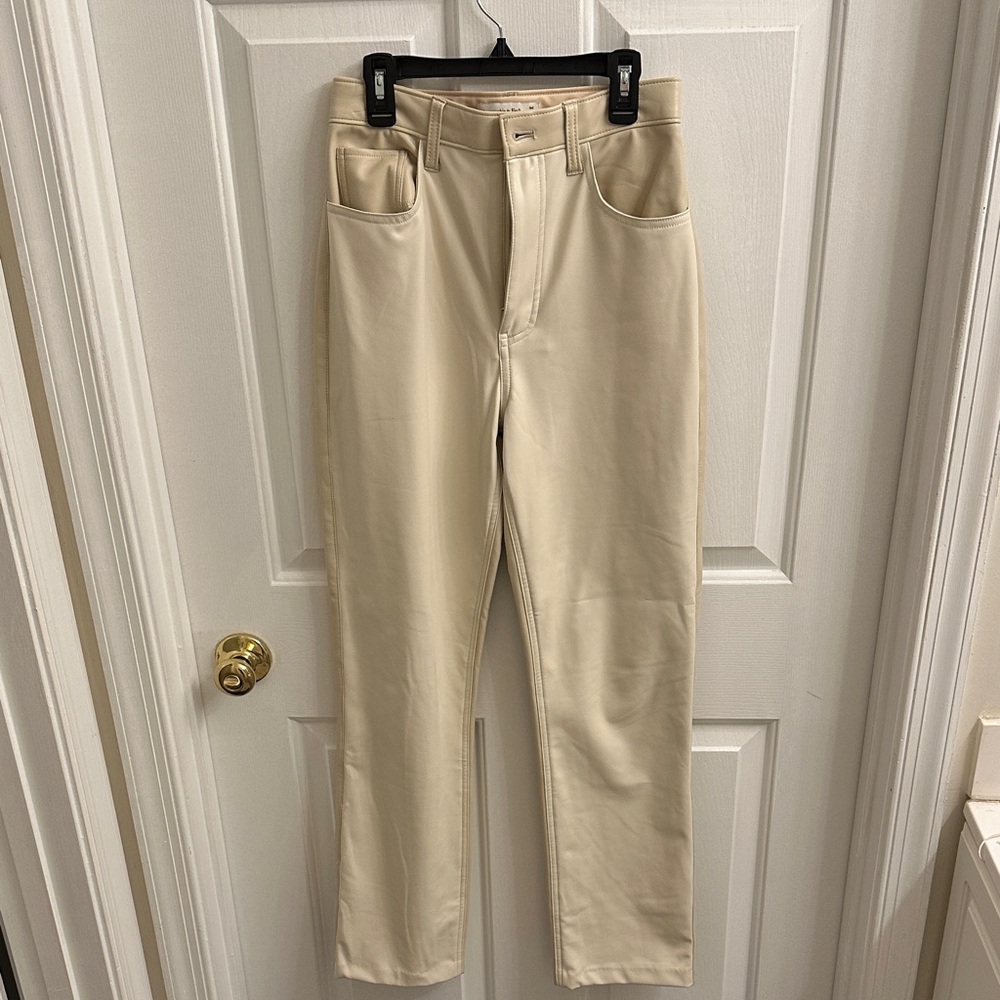 Abercrombie vegan leather pants
